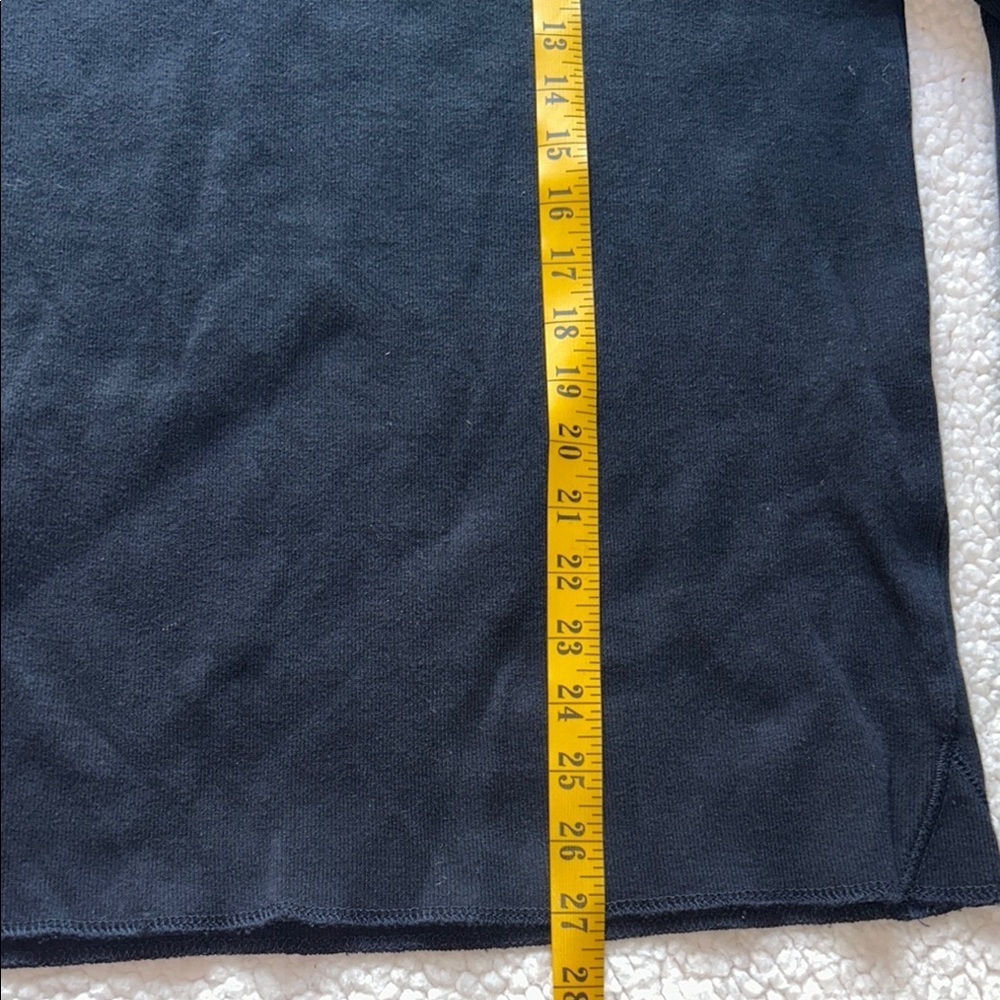 Zara Black Long Sleeve Tee Essential Crew Neck - Picture 5 of 6